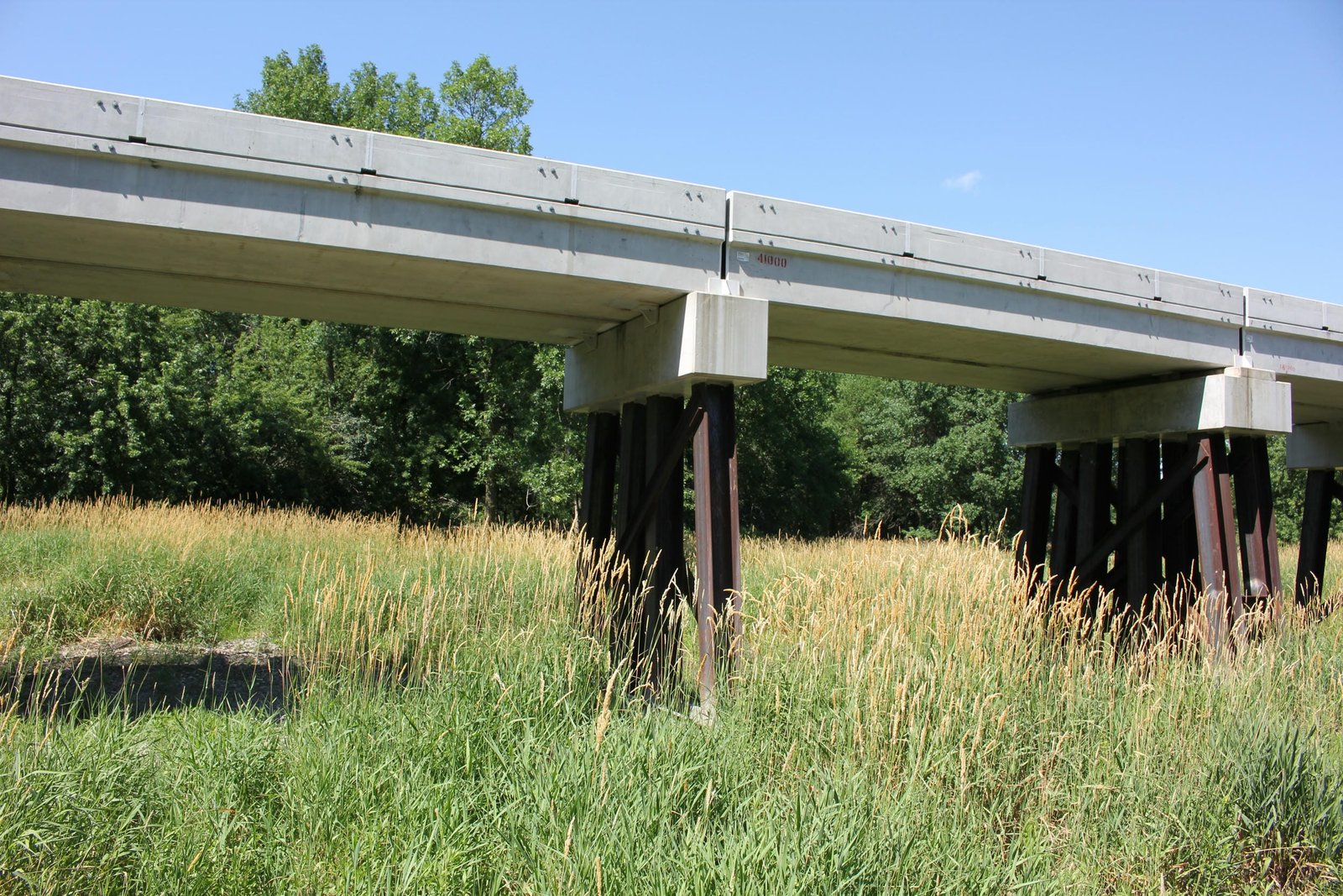 Typical east approach pier